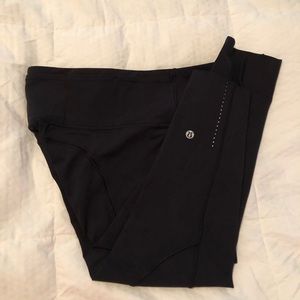Lululemon Fast & Free Crop II, 19”.